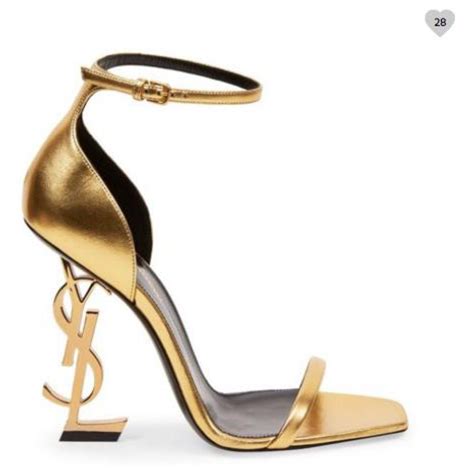 ysl opium heels gold|ysl heels images.